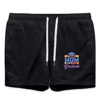 Stolze Mutter eines 2023 Graduiertenabschlusses für Frauen - Badeshorts - Schwarz - Vorne - AI Model Male 185 light (185cm)