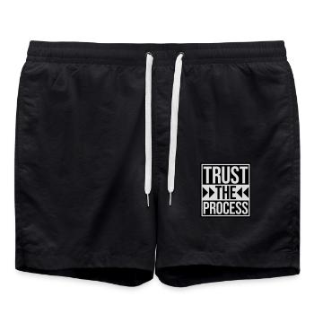 faire confiance au processus Devis - Short de bain - noir - Devant - AI Model Male 185 light (185cm)
