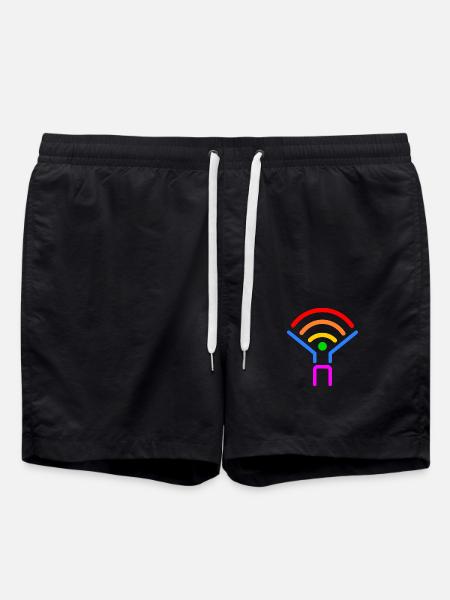 Lgbt - Swim Trunks - black