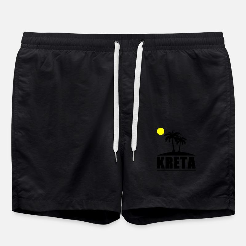 Crete - Swim Trunks - black