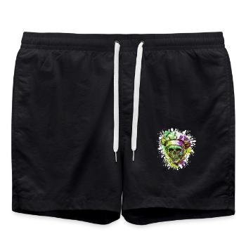 Chef Skull - Swim Trunks - black - Front - AI Model Male 185 light (185cm)