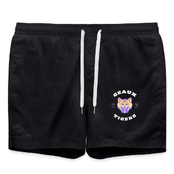 GEAUX TIGERS LSU TIGERS - Badeshorts - Schwarz - Vorne - AI Model Male 185 light (185cm)