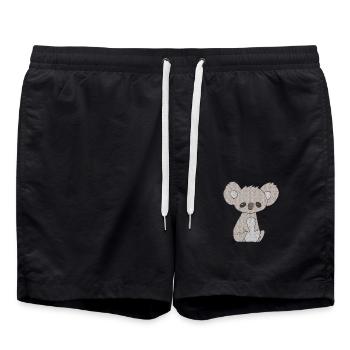 Ours Koala - Short de bain - noir - Devant - AI Model Male 185 light (185cm)