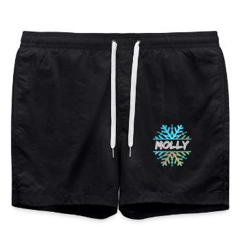 Molly Molly - Short de bain - noir - Devant - AI Model Male 185 light (185cm)