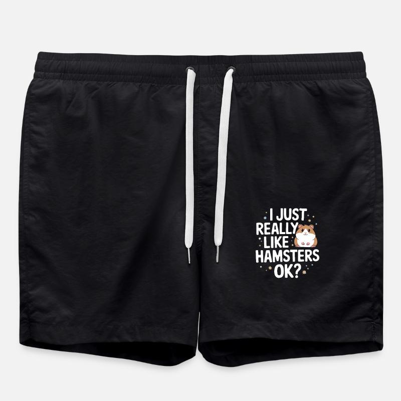 Hamster - Swim Trunks - black