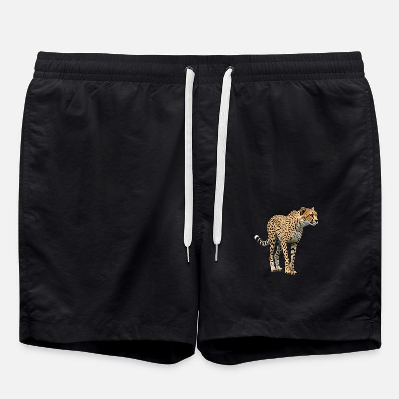 Guépard réel - Short de bain - noir
