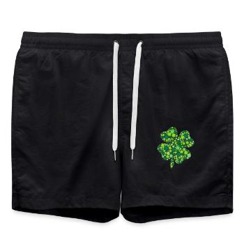 Trèfle d’Irlande - Short de bain - noir - Devant - AI Model Male 185 light (185cm)