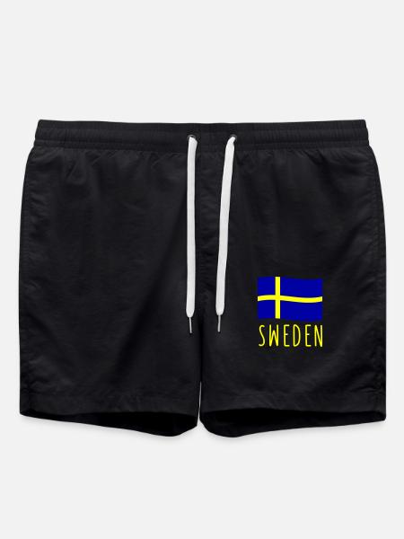 Suède - Short de bain - noir