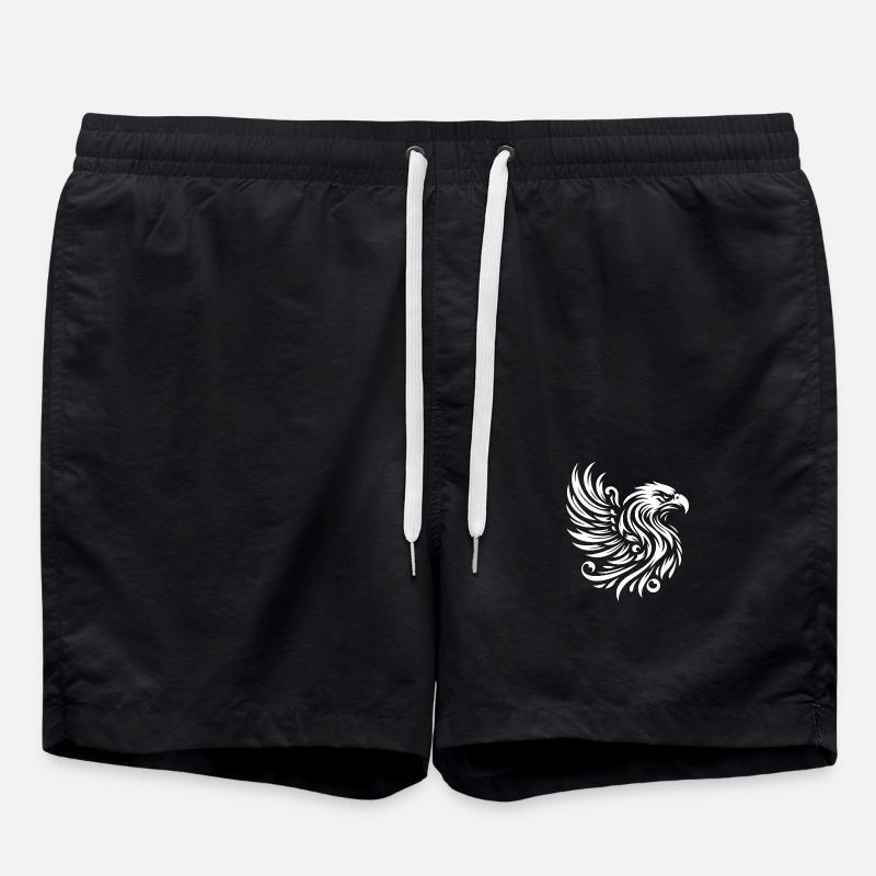 Dominant Eagle - Swim Trunks - black