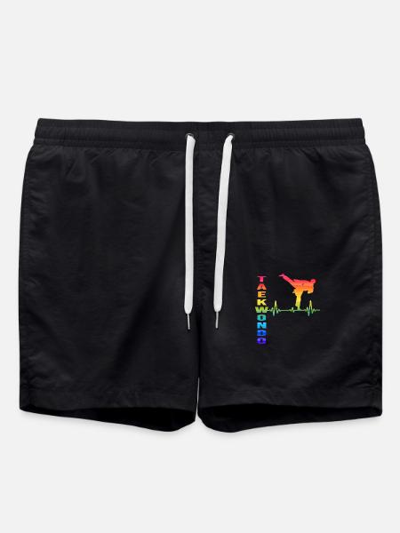 Taekwondo Taekwondo-korean-martial-arts poomsae - Badeshorts - Schwarz