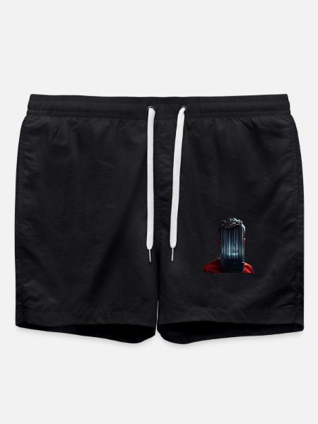 Man and machine - Swim Trunks - black
