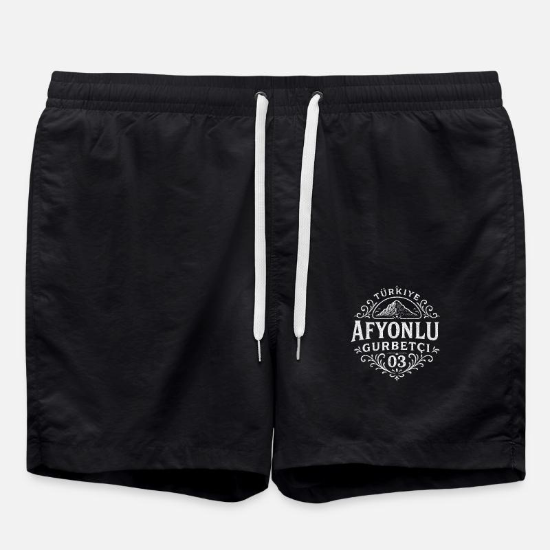 Afyon - Short de bain - noir