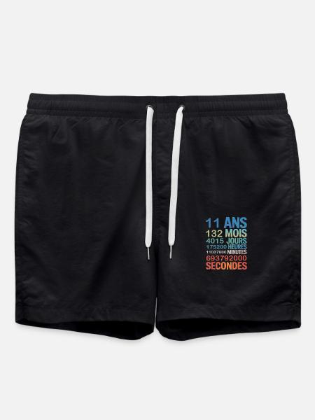 11 ans – une décennie plus une en ciphers - Swim Trunks - black