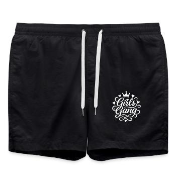 Gang de filles - Short de bain - noir - Devant - AI Model Male 185 light (185cm)
