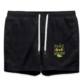 Peace Love Lawyer - Swim Trunks - black - Front - AI Model Male 185 light (185cm)