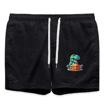 Fiesta Cat Guitariste Cinco de Mayo - Short de bain - noir - Devant - AI Model Male 185 light (185cm)