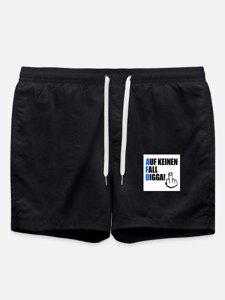 Definitely not digga - Swim Trunks - black