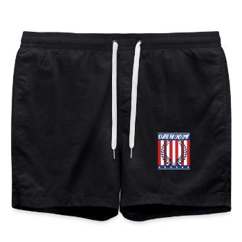 Youre the only limit - Badeshorts - Schwarz - Vorne - AI Model Male 185 light (185cm)