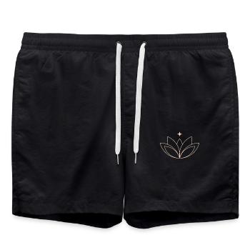 Lotus - Badeshorts - Schwarz - Vorne - AI Model Male 185 light (185cm)