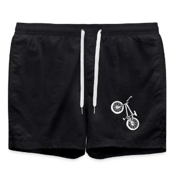 BMX - Bmx Roue - Idée cadeau - Cadeau d’anniversaire - Short de bain - noir - Devant - AI Model Male 185 light (185cm)