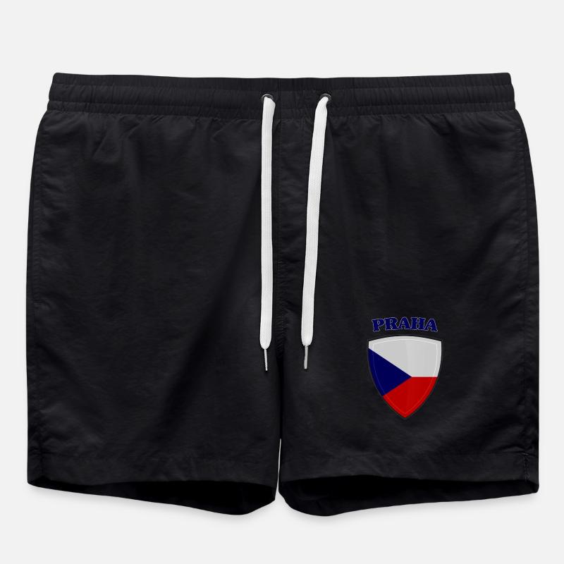 Prag - Badeshorts - Schwarz
