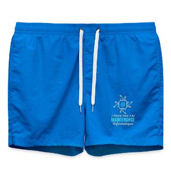 Maintenance informatique - Short de bain - cobalt blue - Devant