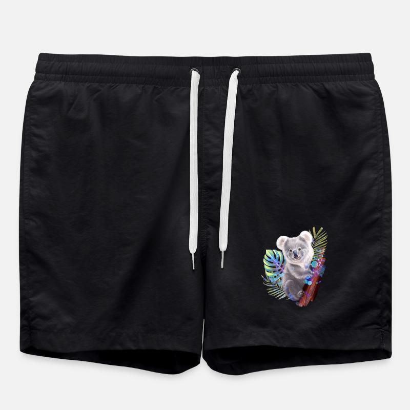 Koala bear - Swim Trunks - black