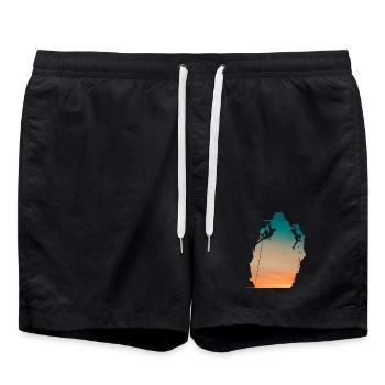 Climber - Swim Trunks - black - Front - AI Model Male 185 light (185cm)