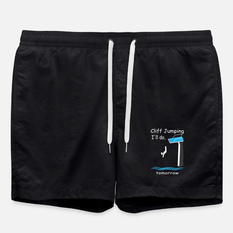 Klippenspringer - Badeshorts - Schwarz