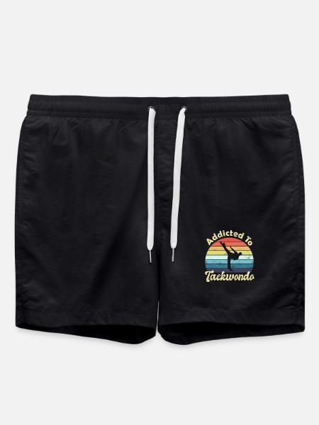 Taekwondo - Badeshorts - Schwarz
