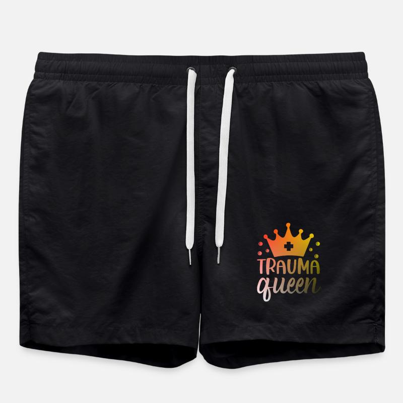 Infirmière Trauma Queen - Short de bain - noir
