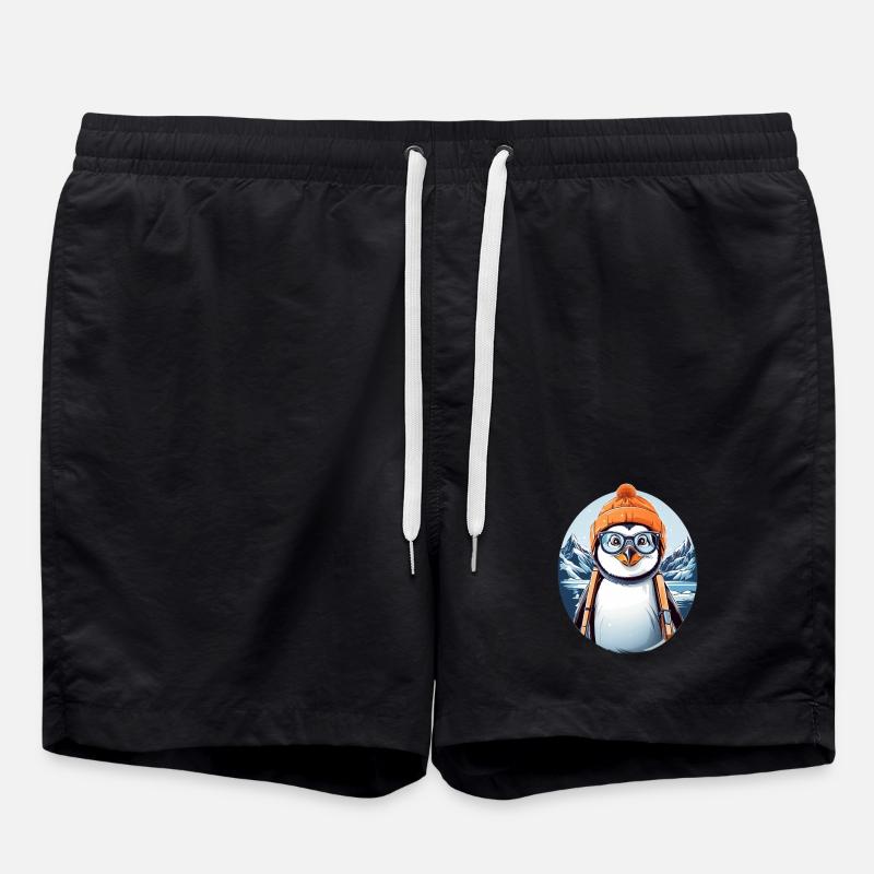 Pingouin mignon - Short de bain - noir