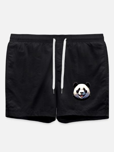 Panda - Swim Trunks - black
