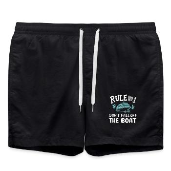 Kreuzfahrtschiff Kreuzfahrt - Badeshorts - Schwarz - Vorne - AI Model Male 185 light (185cm)