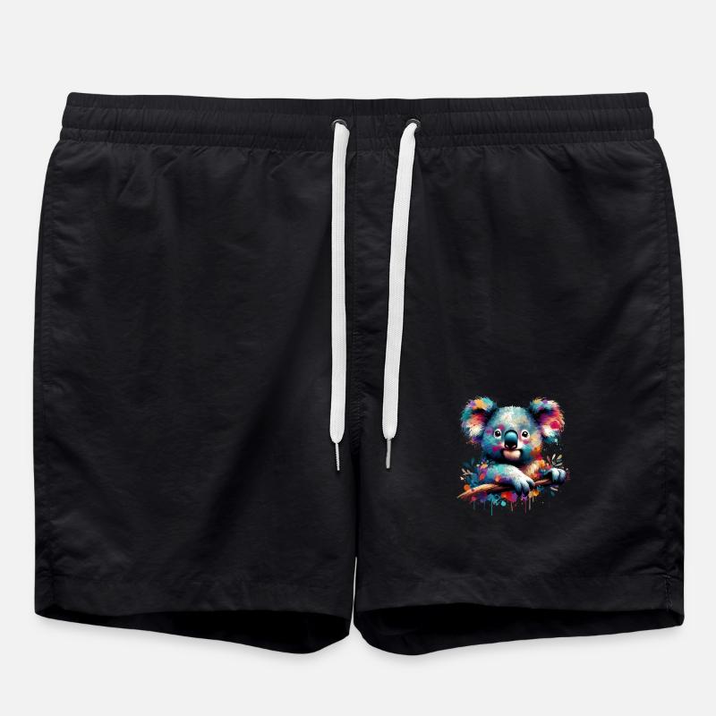 Koala - Swim Trunks - black