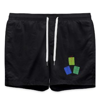 Bunte Geschenke für Sie - Badeshorts - Schwarz - Vorne - AI Model Male 185 light (185cm)