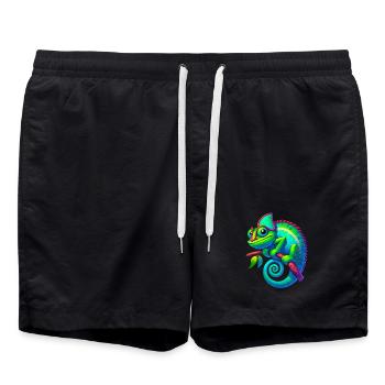 Chameleon - Swim Trunks - black - Front - AI Model Male 185 light (185cm)