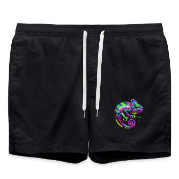 Caméléon - Short de bain - noir - Devant - AI Model Male 185 light (185cm)