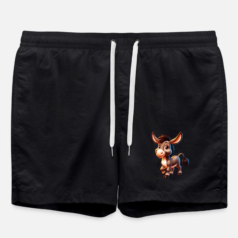 Donkey Mule - Swim Trunks - black