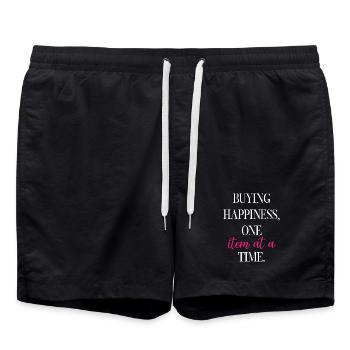 Buying Happiness One Item At A Time Joy	 - Swim Trunks - black - Front - AI Model Male 185 light (185cm)