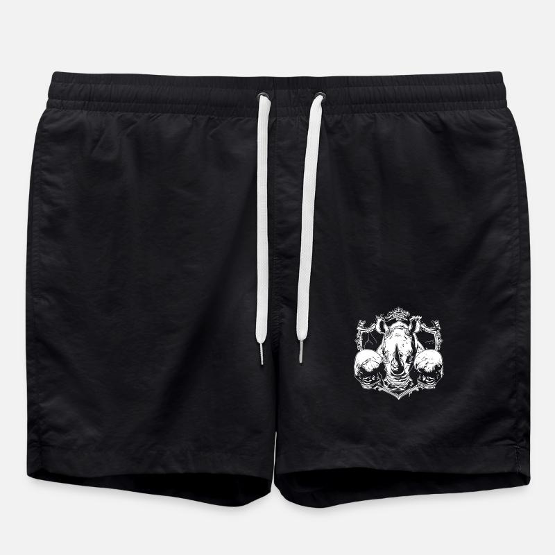 Rhino Boxer - Swim Trunks - black
