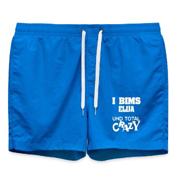 Gift for Elijah - Swim Trunks - cobalt blue - Front