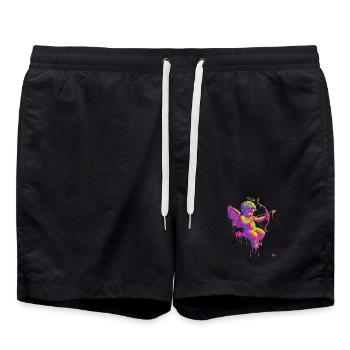 #NEon Cupidon - Short de bain - noir - Devant - AI Model Male 185 light (185cm)