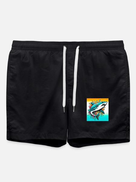 Shark - Swim Trunks - black