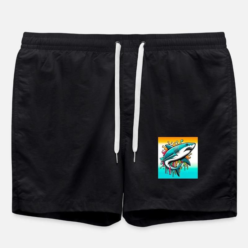 Shark - Swim Trunks - black