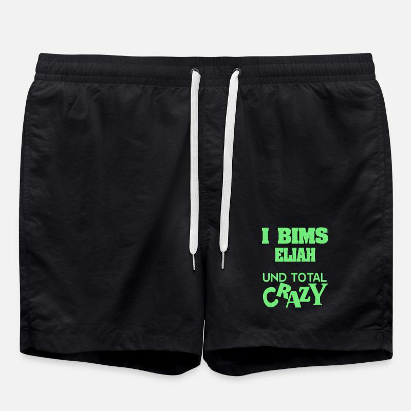 Elijah comme prénom - Short de bain - noir