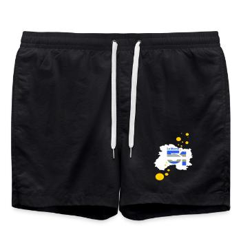 The Marne 51 - Swim Trunks - black - Front - AI Model Male 185 light (185cm)