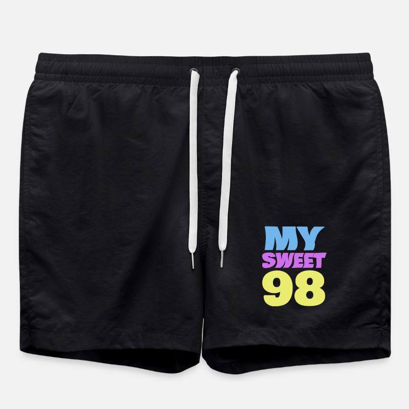 98 - Short de bain - noir