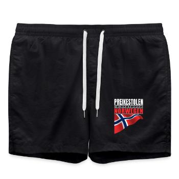 Preikestolen - Swim Trunks - black - Front - AI Model Male 185 light (185cm)