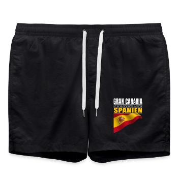 Gran Canaria - Swim Trunks - black - Front - AI Model Male 185 light (185cm)
